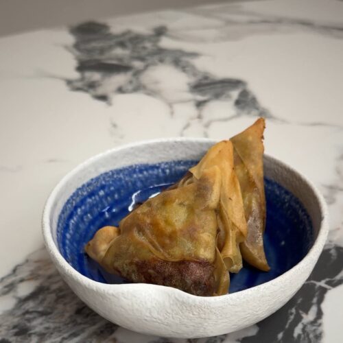 beef samosas with cheese